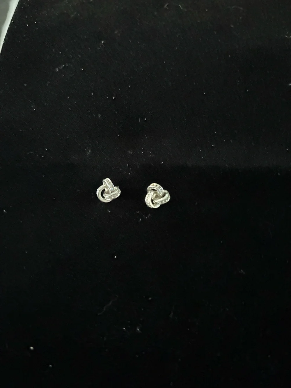 Silver Knot Stud Earrings for Women - Timeless Knot Design